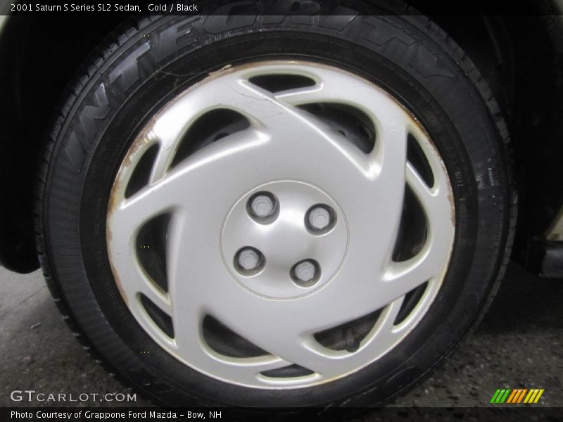 Gold / Black 2001 Saturn S Series SL2 Sedan