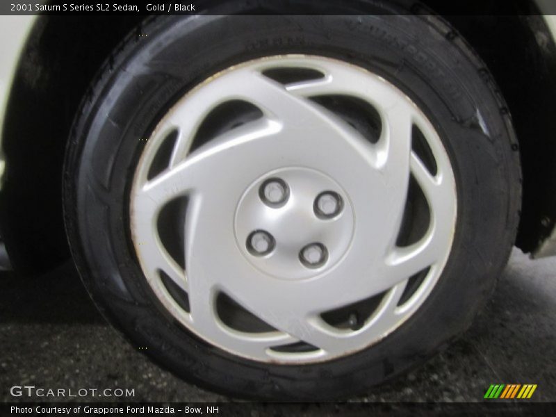 Gold / Black 2001 Saturn S Series SL2 Sedan
