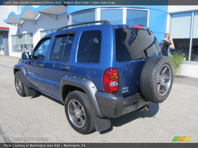 Atlantic Blue Pearl / Dark Slate Gray 2003 Jeep Liberty Freedom Edition 4x4