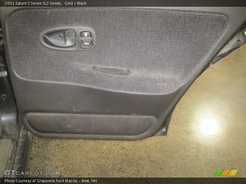 Gold / Black 2001 Saturn S Series SL2 Sedan