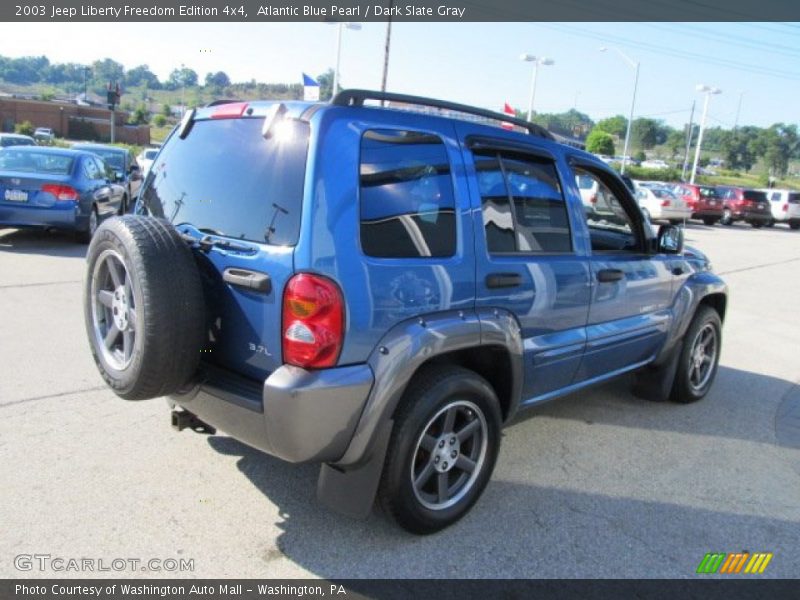 Atlantic Blue Pearl / Dark Slate Gray 2003 Jeep Liberty Freedom Edition 4x4
