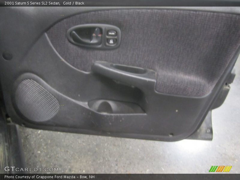 Gold / Black 2001 Saturn S Series SL2 Sedan