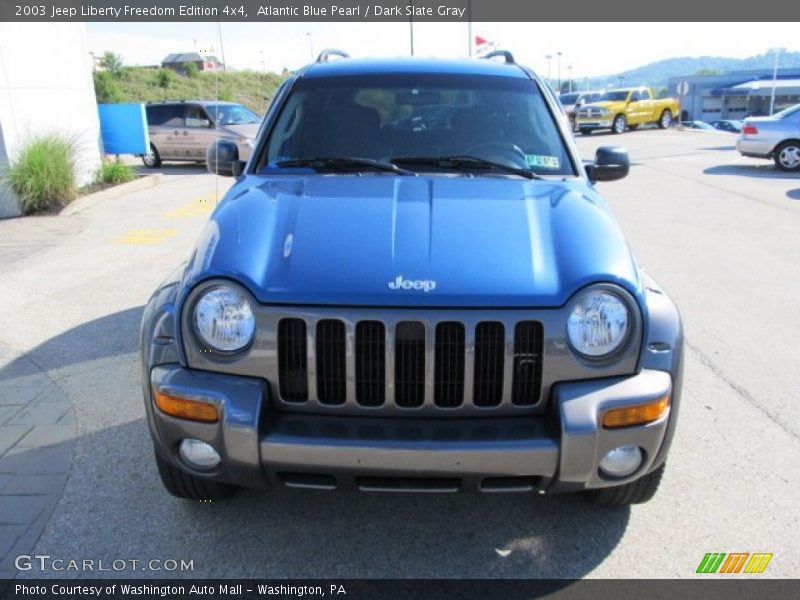 Atlantic Blue Pearl / Dark Slate Gray 2003 Jeep Liberty Freedom Edition 4x4