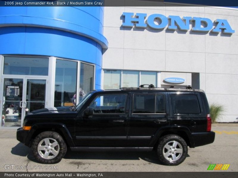 Black / Medium Slate Gray 2006 Jeep Commander 4x4