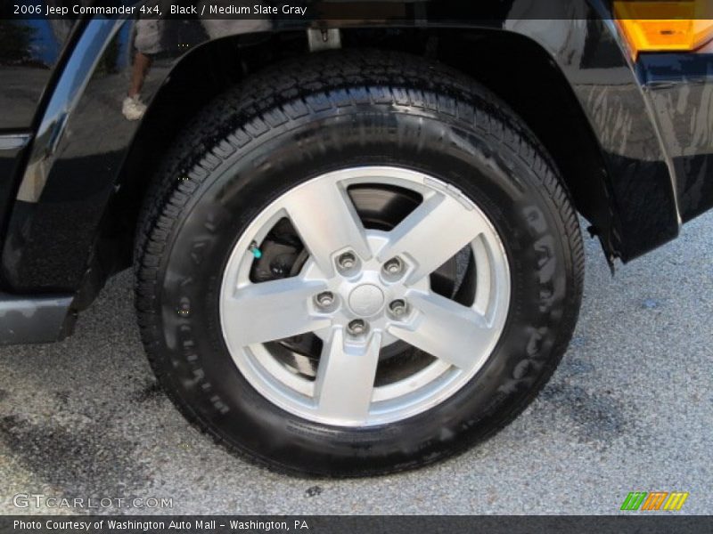 Black / Medium Slate Gray 2006 Jeep Commander 4x4