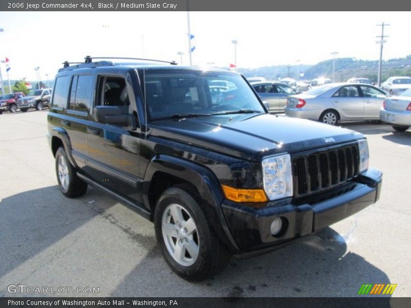 Black / Medium Slate Gray 2006 Jeep Commander 4x4