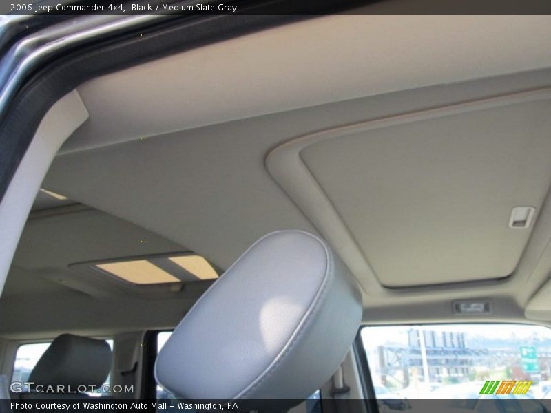 Black / Medium Slate Gray 2006 Jeep Commander 4x4