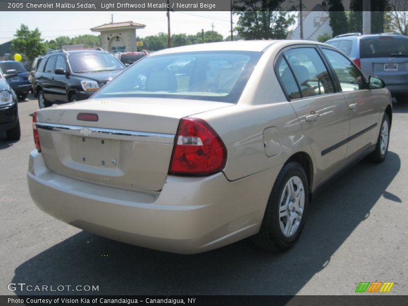 Light Driftwood Metallic / Neutral Beige 2005 Chevrolet Malibu Sedan