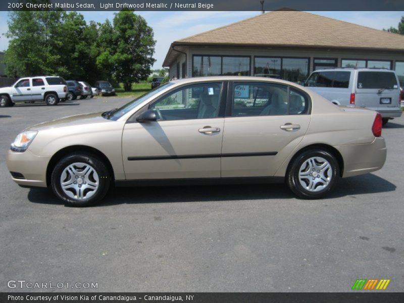 Light Driftwood Metallic / Neutral Beige 2005 Chevrolet Malibu Sedan