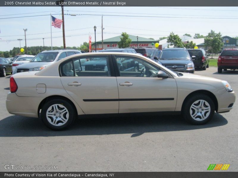Light Driftwood Metallic / Neutral Beige 2005 Chevrolet Malibu Sedan