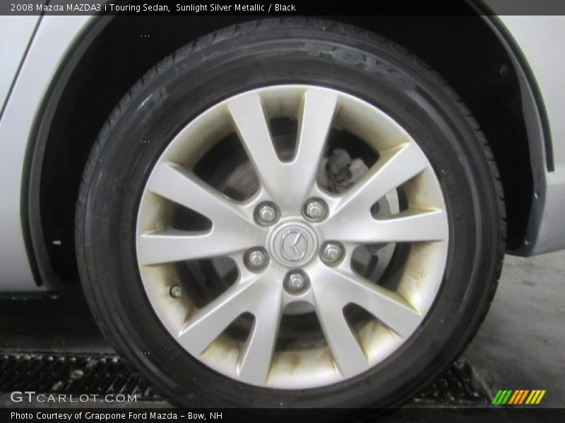 Sunlight Silver Metallic / Black 2008 Mazda MAZDA3 i Touring Sedan