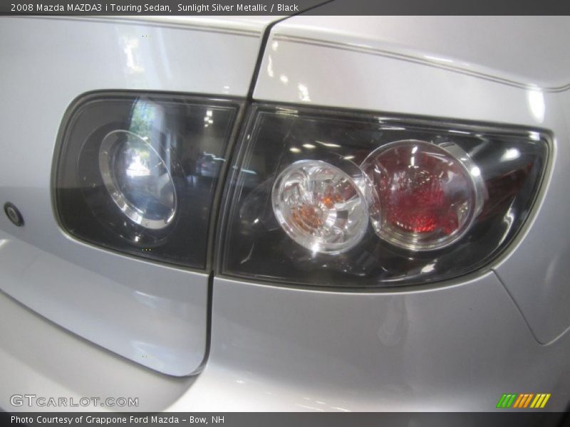 Sunlight Silver Metallic / Black 2008 Mazda MAZDA3 i Touring Sedan