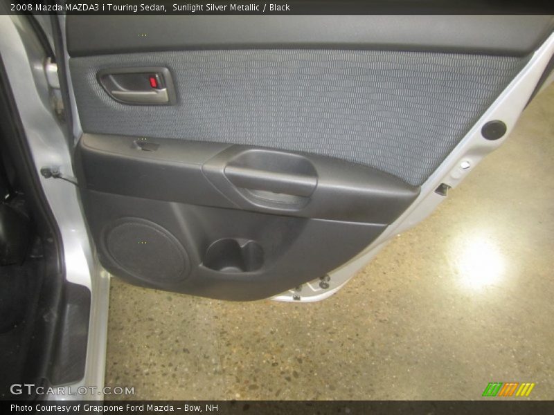 Sunlight Silver Metallic / Black 2008 Mazda MAZDA3 i Touring Sedan