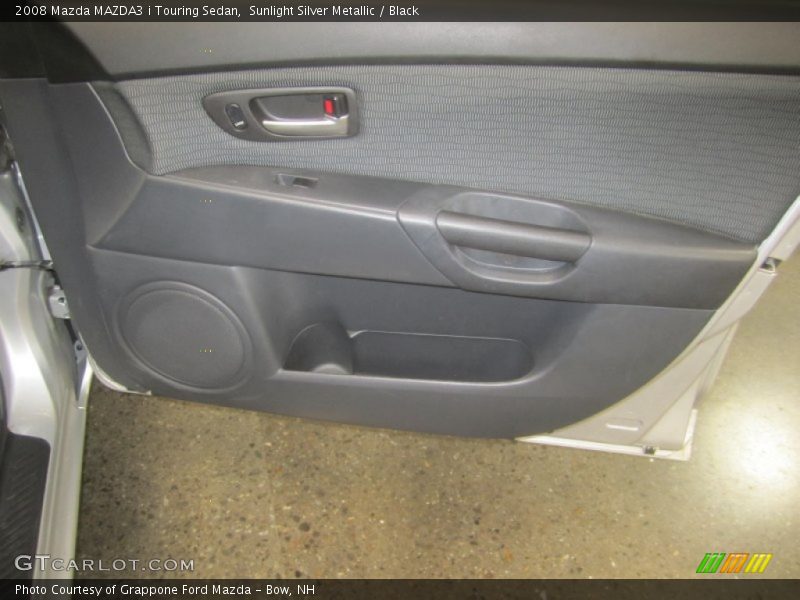 Sunlight Silver Metallic / Black 2008 Mazda MAZDA3 i Touring Sedan