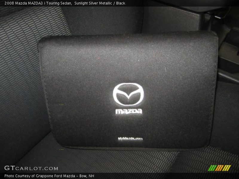 Sunlight Silver Metallic / Black 2008 Mazda MAZDA3 i Touring Sedan