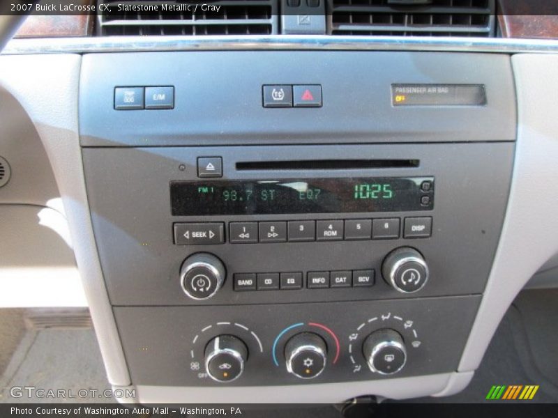 Slatestone Metallic / Gray 2007 Buick LaCrosse CX