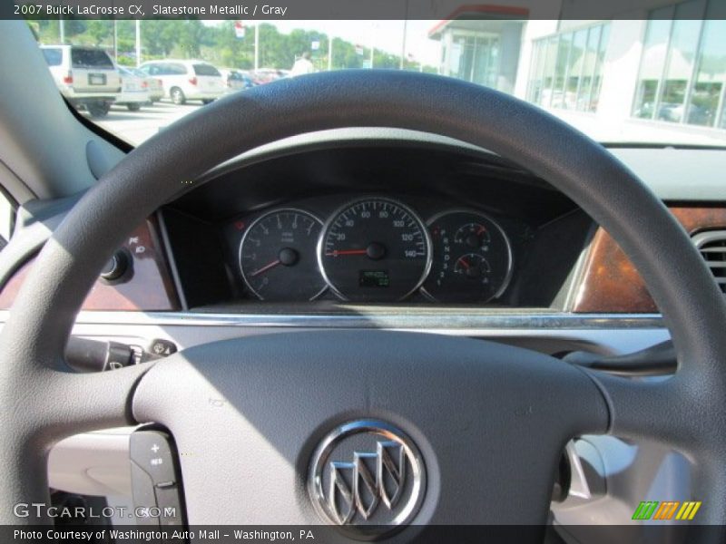 Slatestone Metallic / Gray 2007 Buick LaCrosse CX