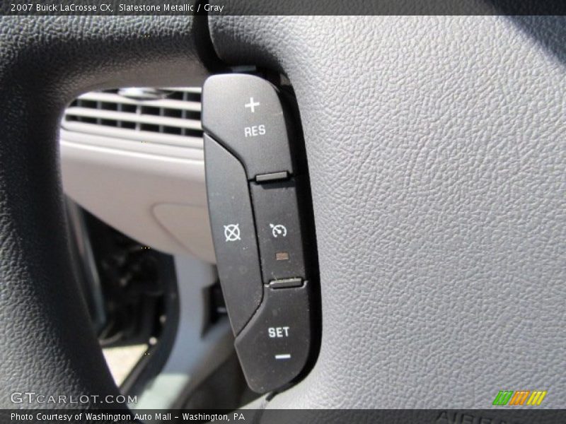 Slatestone Metallic / Gray 2007 Buick LaCrosse CX