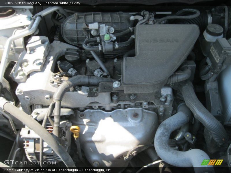 Phantom White / Gray 2009 Nissan Rogue S