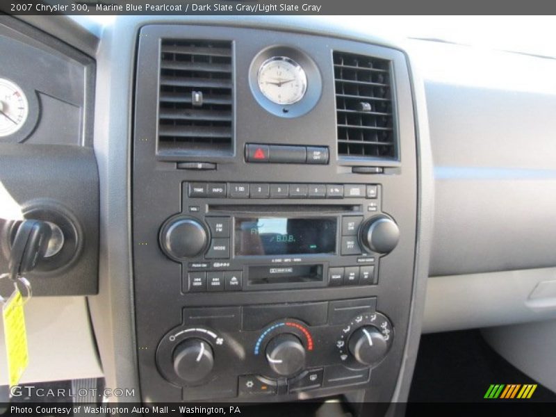 Marine Blue Pearlcoat / Dark Slate Gray/Light Slate Gray 2007 Chrysler 300