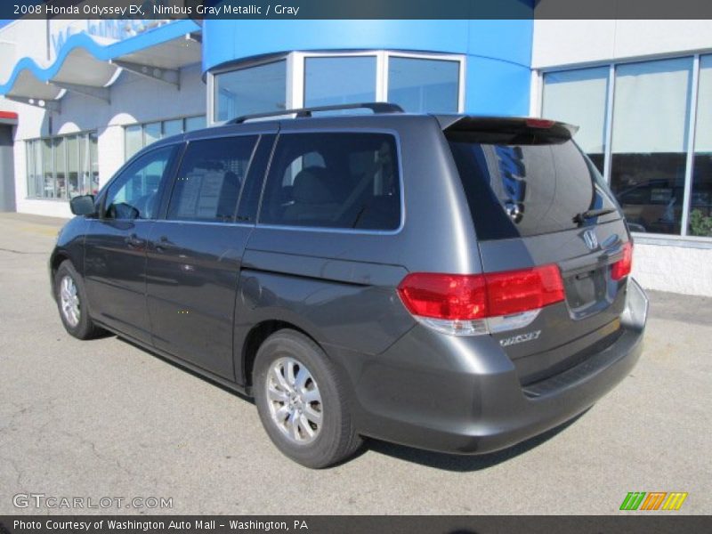 Nimbus Gray Metallic / Gray 2008 Honda Odyssey EX