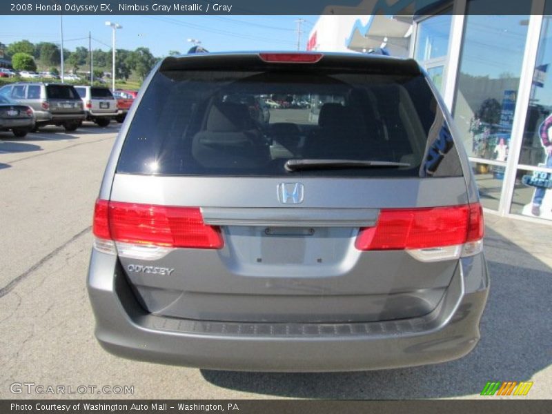 Nimbus Gray Metallic / Gray 2008 Honda Odyssey EX