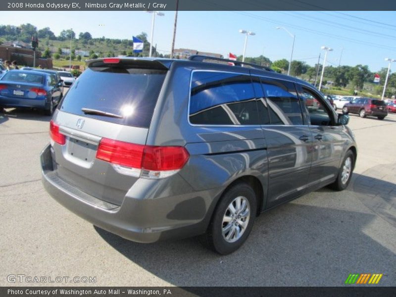 Nimbus Gray Metallic / Gray 2008 Honda Odyssey EX