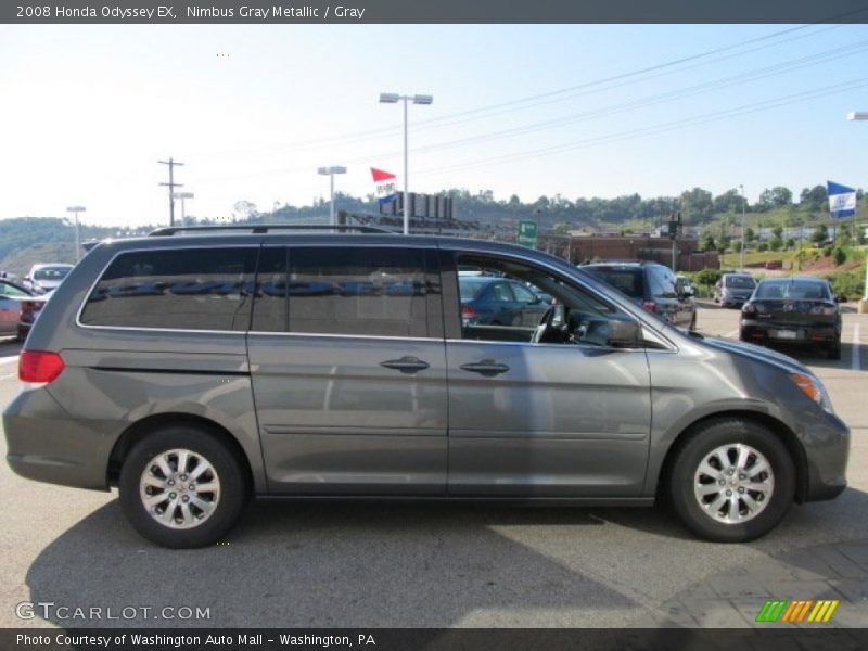 Nimbus Gray Metallic / Gray 2008 Honda Odyssey EX