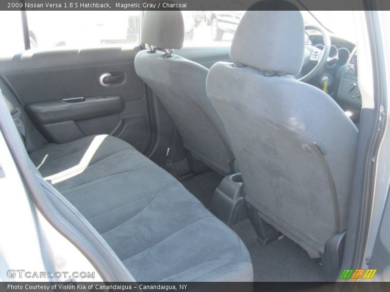 Magnetic Gray / Charcoal 2009 Nissan Versa 1.8 S Hatchback