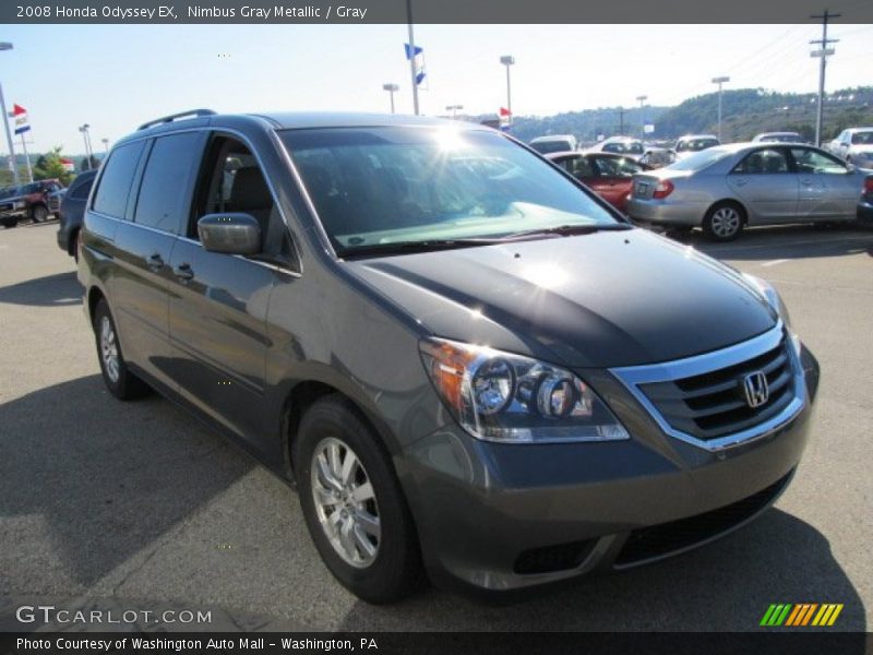 Nimbus Gray Metallic / Gray 2008 Honda Odyssey EX