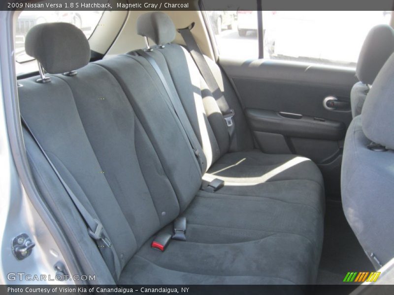 Magnetic Gray / Charcoal 2009 Nissan Versa 1.8 S Hatchback
