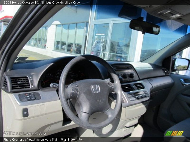 Nimbus Gray Metallic / Gray 2008 Honda Odyssey EX