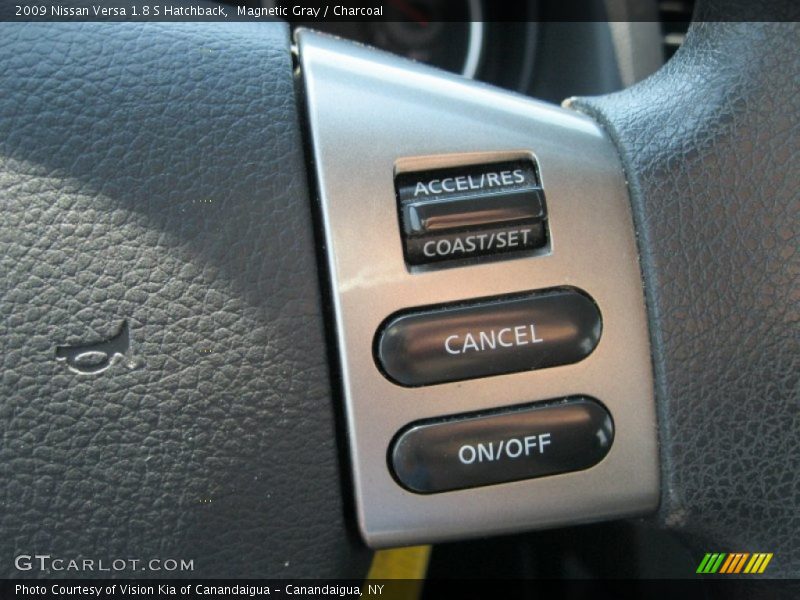 Magnetic Gray / Charcoal 2009 Nissan Versa 1.8 S Hatchback