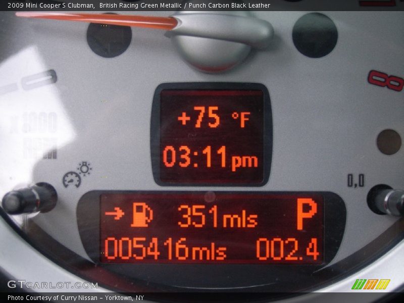 British Racing Green Metallic / Punch Carbon Black Leather 2009 Mini Cooper S Clubman