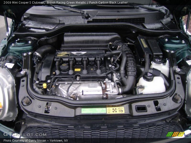 British Racing Green Metallic / Punch Carbon Black Leather 2009 Mini Cooper S Clubman