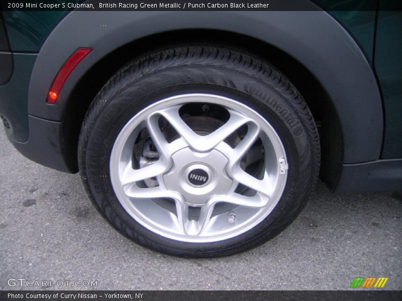 British Racing Green Metallic / Punch Carbon Black Leather 2009 Mini Cooper S Clubman