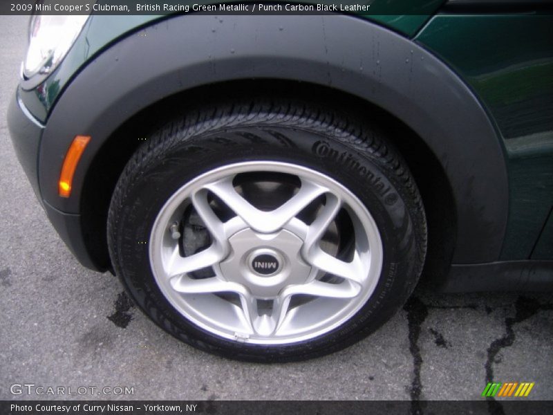 British Racing Green Metallic / Punch Carbon Black Leather 2009 Mini Cooper S Clubman