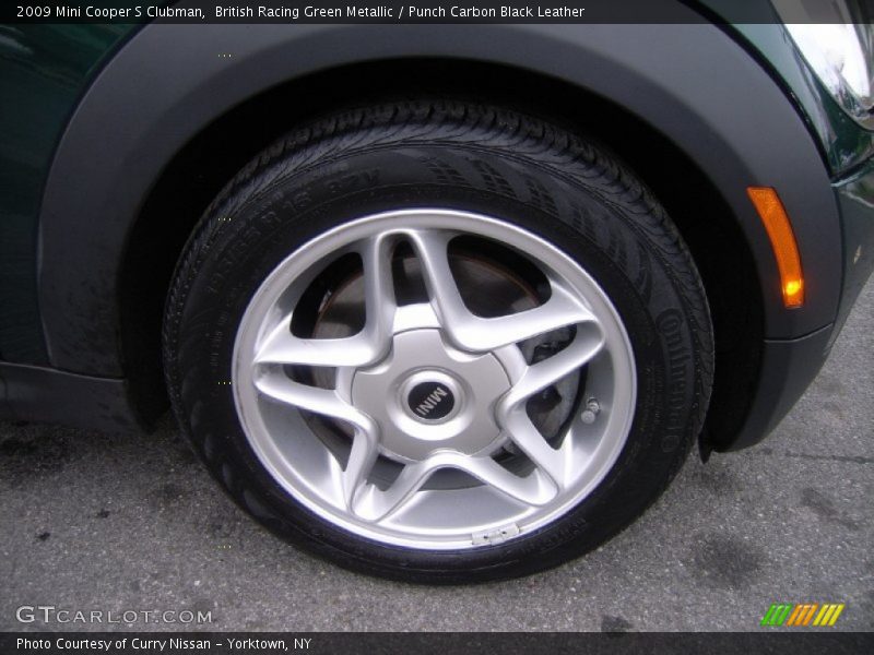 British Racing Green Metallic / Punch Carbon Black Leather 2009 Mini Cooper S Clubman