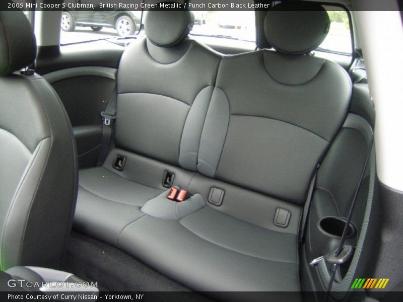 British Racing Green Metallic / Punch Carbon Black Leather 2009 Mini Cooper S Clubman