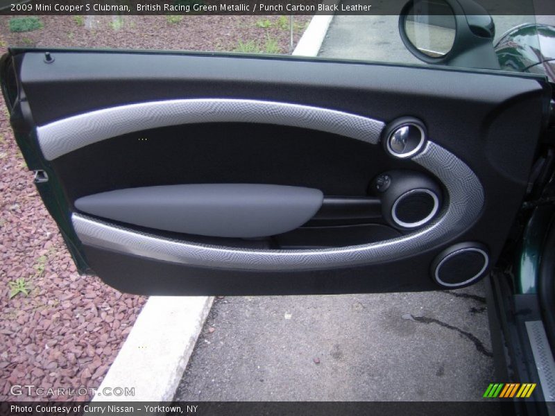 British Racing Green Metallic / Punch Carbon Black Leather 2009 Mini Cooper S Clubman