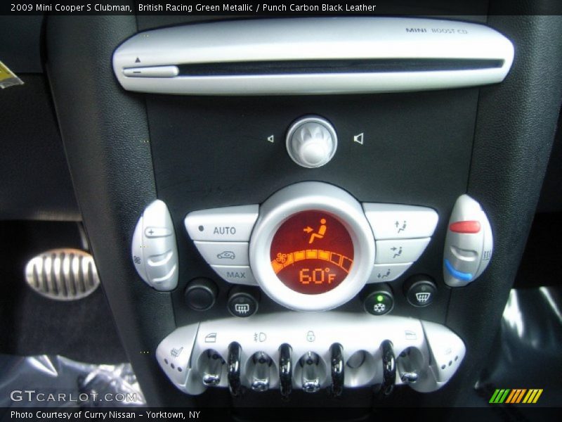 British Racing Green Metallic / Punch Carbon Black Leather 2009 Mini Cooper S Clubman