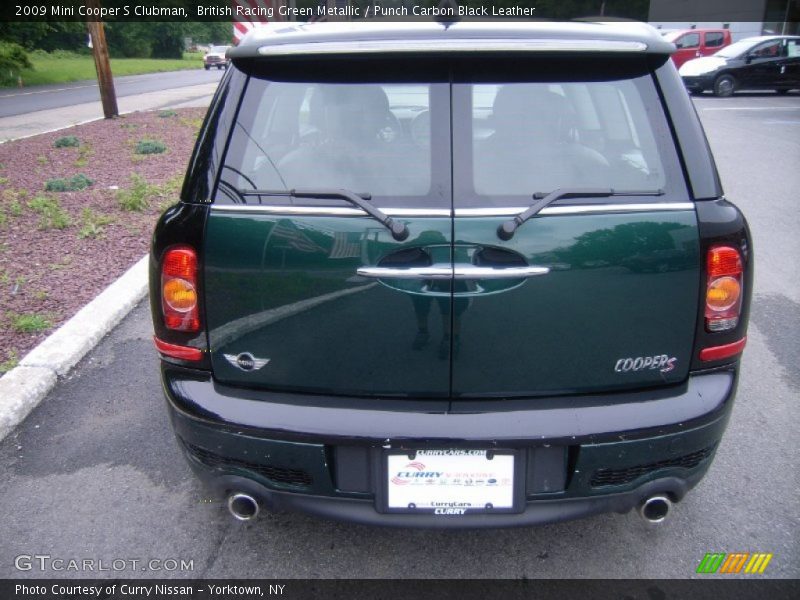 British Racing Green Metallic / Punch Carbon Black Leather 2009 Mini Cooper S Clubman