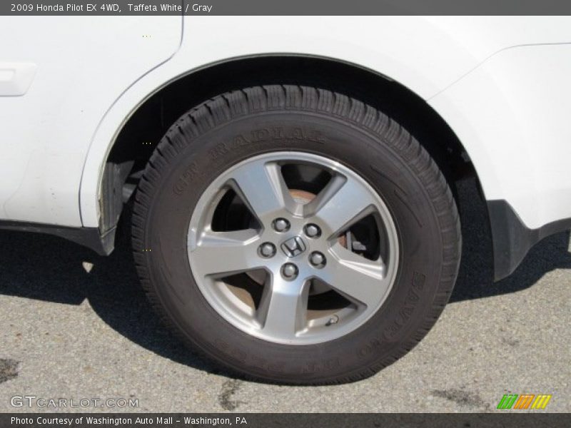 Taffeta White / Gray 2009 Honda Pilot EX 4WD