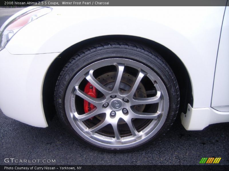 Winter Frost Pearl / Charcoal 2008 Nissan Altima 2.5 S Coupe
