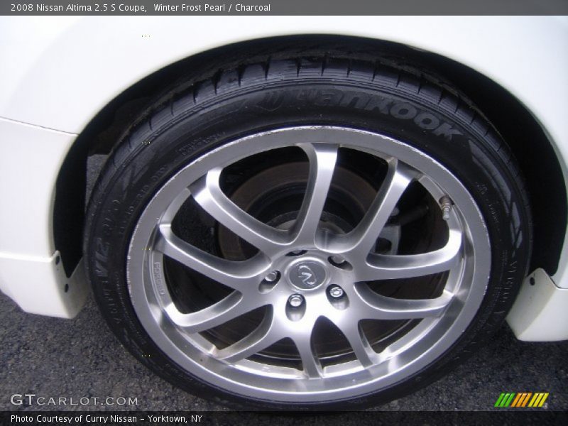Winter Frost Pearl / Charcoal 2008 Nissan Altima 2.5 S Coupe