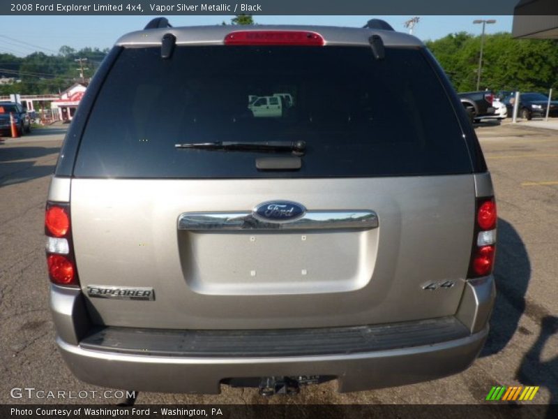 Vapor Silver Metallic / Black 2008 Ford Explorer Limited 4x4