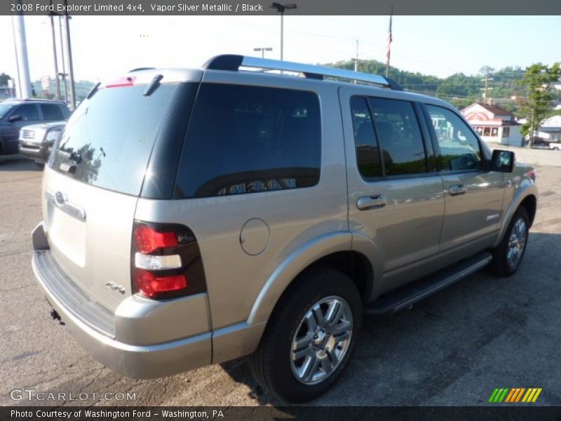 Vapor Silver Metallic / Black 2008 Ford Explorer Limited 4x4