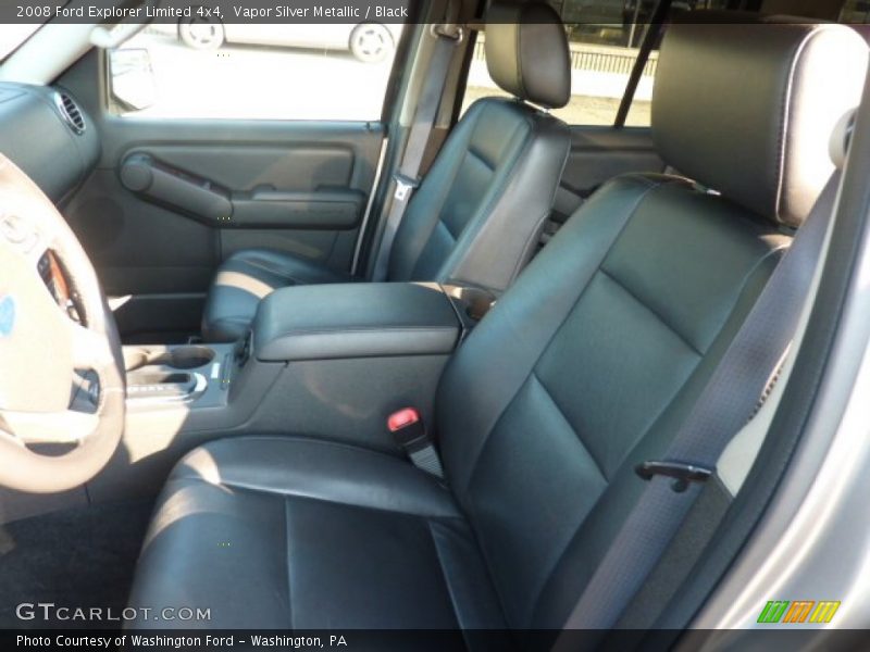 Vapor Silver Metallic / Black 2008 Ford Explorer Limited 4x4