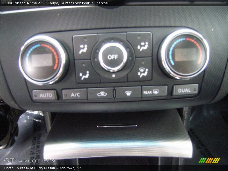 Winter Frost Pearl / Charcoal 2008 Nissan Altima 2.5 S Coupe