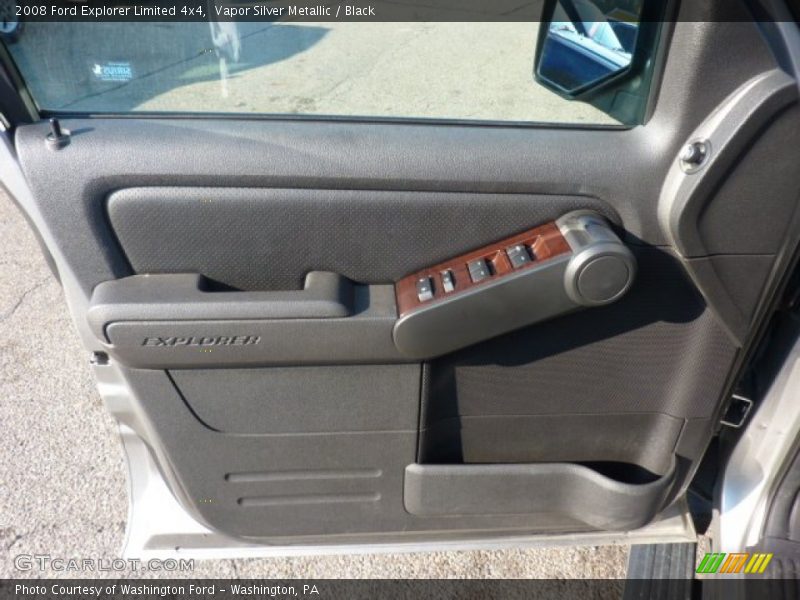 Vapor Silver Metallic / Black 2008 Ford Explorer Limited 4x4